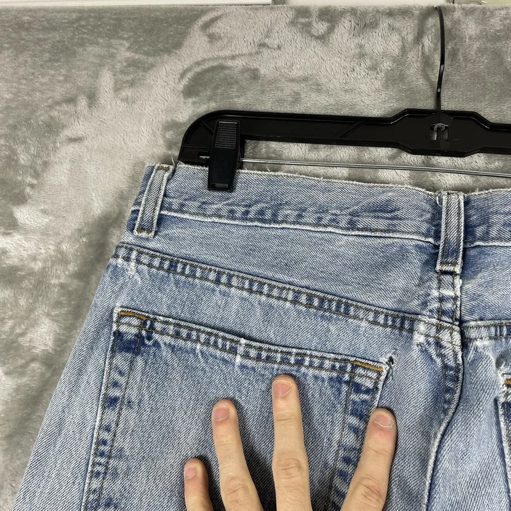 Vtg 80s 90s GAP Jeans Mens 32x30 Relaxed Boot Cut Fit DISTRESSED THRASHED